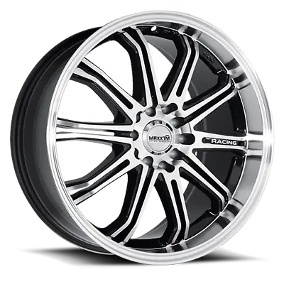 1 New Gloss Black With Machined Face 17X7 40 5-105/114.30 Maxxim Ferris Wheel • $152.01