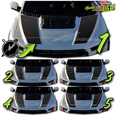 Vinyl Hood Racing Blackout Stripes Fits Ford Raptor F150 2015-2020  • $54.99