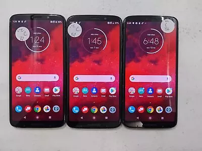 Motorola Moto Z3 XT1929-17 64 GB Verizon Fair Condition Check IMEI Lot Of 3 • $139.99