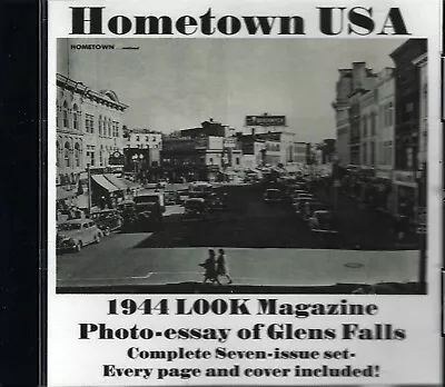 Complete Hometown USA LOOK Magazine 1944 Photoessay- All Seven Issues On CD-ROM! • $14