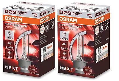 $100.03 • Buy 2x D2s SET OSRAM NIGHT BREAKER LASER +200% Lamps Bulbs Headlights Xenon