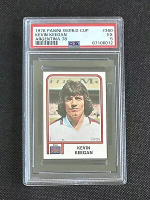 World Cup Argentina 78 Kevin Keegan PSA 5 Panini Sticker 1978 #360 England • £49.95