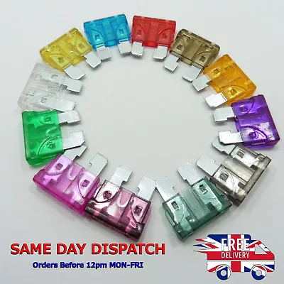 £1.87 • Buy High Precision Standard ATO Auto Car Motorbike Truck Blade Fuse 1A - 40A 