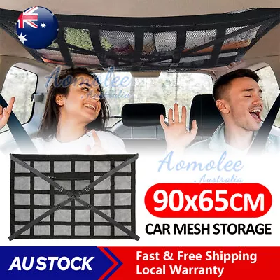 Universal Car Ceiling Storage Net Car Roof Cargo Net Interior Mesh Storage Bag • $22.95