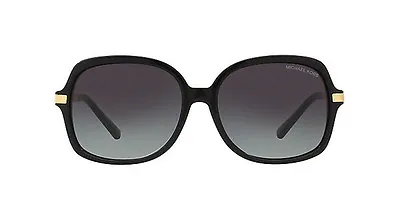 $53.99 • Buy NWT Michael Kors Sunglasses MK 2024 316011 Black Gold / Gray Gradient 57 Mm NIB