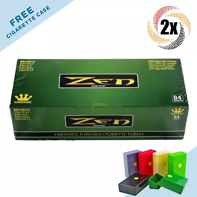 2x Boxes ZEN Cigarette Tubes Menthol King Size ( 400 Tubes ) Cigarette Tube RYO • $15.32