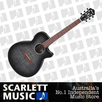 Ibanez AEG70 Acoustic Guitar Trans Charcoal Burst • $632.95