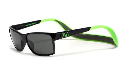 Hoven Eyewear MONIX In Black / Bright Green With Gloss Grey & Grey Polarized • $164.65