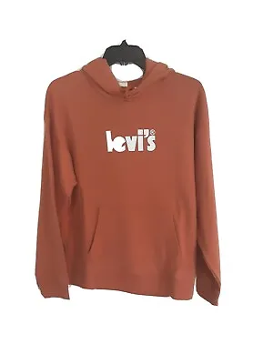 Women's Levi's Sweatshirt Hoodie Brown Size: Medium MSRP $59.50 • $19.99