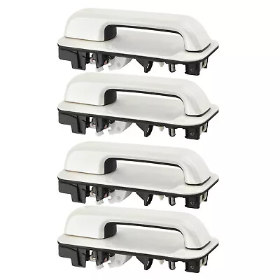 Front & Rear Door Handle Set For Ford F250 F350 FL3Z1522405AA 2015- 2020 White • $78