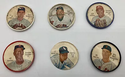 SALADA Baseball Coin Lot Of 6 Different Coins Tea Junket Brand Desserts • $13.34