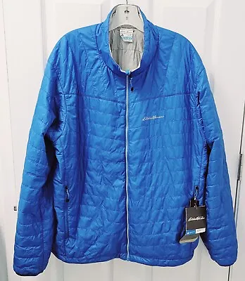 EDDIE BAUER First Ascent Primaloft Storm Reversible Ignitelite Jacket Men XL New • $118.48