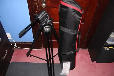 ManFrotto 547B Tripod With 501HDV Video Head • $500