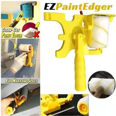 $3.43 • Buy Wall Ceiling Tool Clean-Cut Paint Edger Roller Brush Painting Safe-Tool Set-Kits