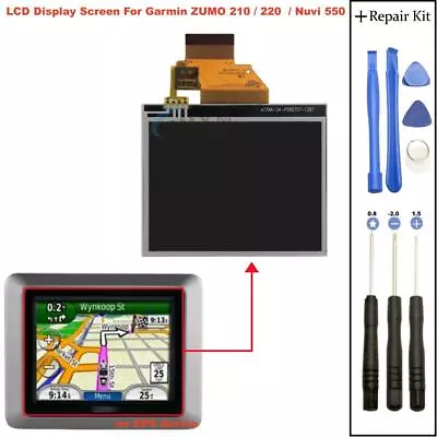 LCD Display+Touch Screen Digitizer For Garmin Zumo 210 / 220 Nuvi 550 GPS Device • $21.99