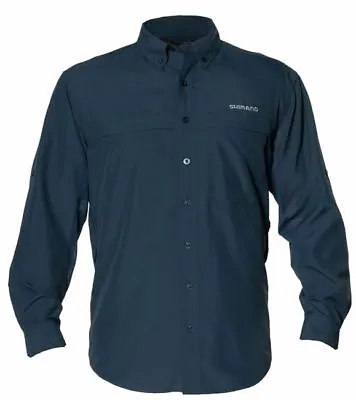 $29.99 • Buy Shimano Long Sleeve Vented Fishing Shirt Upf30+ Slate Xxxl New