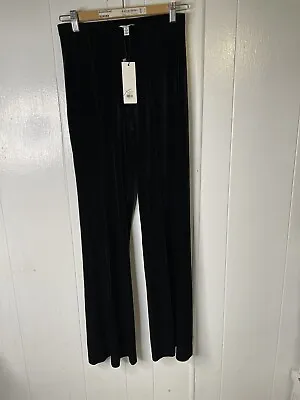 Veronica M Womens Size XS Velvet Pants Black New With Tags 47 • $60