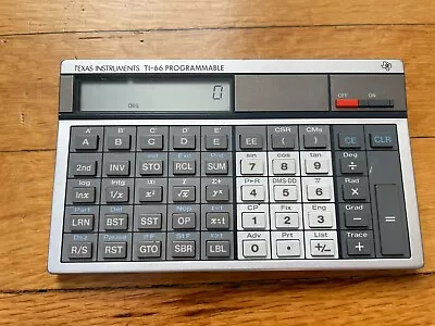 Texas Instruments TI-66 Vintage Programmable Calculator • $27