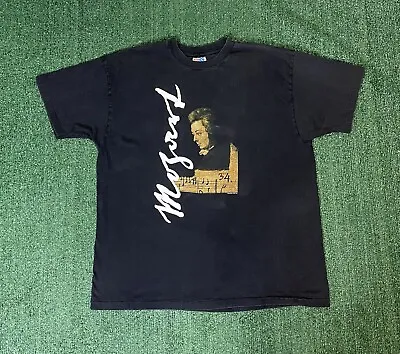 Vintage 1993 Mozart T Shirt Music Black Single Stitched Size XL • $27