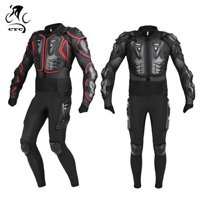 Body Armor Motorcycle Motorbike Motocross Skiing Spine Guards Protective Suit • $44.39