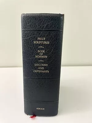 Holy Scriptures Book Of Mormon Doctrine Covenants Herald 1st 1974 Edition Index • $49.99