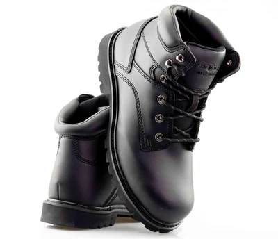 £17.95 • Buy Mens Safety Steel Hiking Walking Combat Army Lace Work Ankle Boots Shoes Size