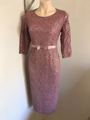 Asos Maternity Pink Lace Dress Sz 12 • $25