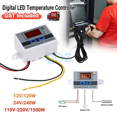 $11.97 • Buy Intelligent Digital Temperature Controller Thermostat Temp Control Switch 12V