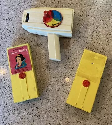 Disney’s 1973 Vintage Fisher Price 460 Movie Camera & Snow White Cartridges • $29