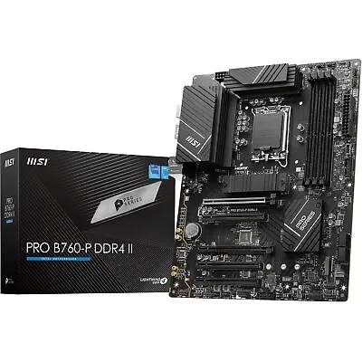 MSI PRO B760-P DDR4 II Motherboard ATX - Supports Intel 12th & 13th Gen Core Pr • $256.49