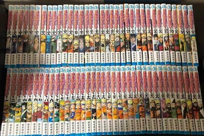 Naruto Japanese Ver.  Vol.1-72 Set + 2 Not For Sale Comics Manga Complete Japan • $142.99