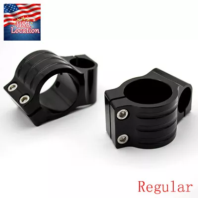 32mm Universal Fork CNC Clip-ons Handlebars Heads Mounts Bar Clamp 7 Degrees • $16.99