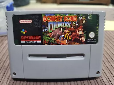 $48.50 • Buy Donkey Kong Country SNES Super Nintendo Game AUS PAL Fast & Free Postage 