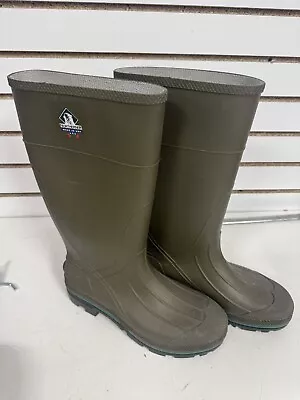 Northerner Olive Green Rubber Rain Mud Chore Boots Men's Size 10 Excellent BL • $35