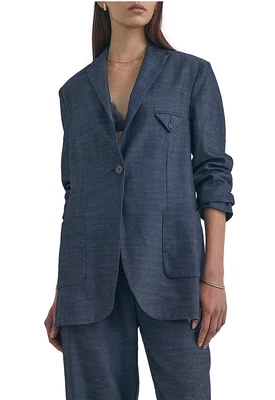 VIKTORIA & WOODS Size 0 / S EUPHORIA BLUE BLAZER JACKET • $190