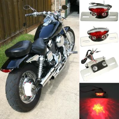 $19.99 • Buy License Plate Tail Light For Yamaha V-Star XVS 650 950 1100 1300 Custom Classic