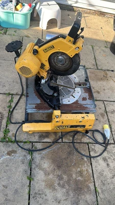 £80 • Buy *COLLECTION ONLY* 115V DEWALT DW743 Combination Saw - FAULTY ON SWITCH / SEE VID