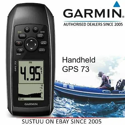 Garmin GPS 73 Marine Handheld GPS Navigator│SailAssist/ Floating│IPX7 Waterproof • £155.34