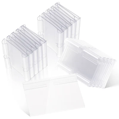 £10.16 • Buy  60 Pcs Shelf Labels Reusable Plastic Signs Holders Clip-on Shelf Retail Price