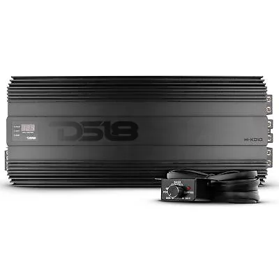 DS18 Hooligan KO Series Black Monoblock 10K Watt 1-Ohm Amplifier H-KO-10/BK • $1899.95