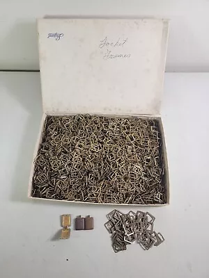 1000S OF VINTAGE LOCKET FRAMES 2lbs W/ 3 LOCKETS & SPACERS JEWELER'S PARTS C175 • $20