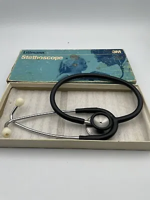 Vintage Littmann Stethoscope 2101 By 3M With Box Black • $36.99