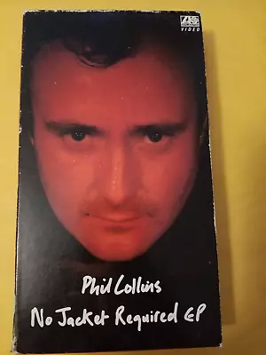 Phil Collins No Jacket Required EP VHS 1985 Music Video CLASSIC ROCK 80s • $6