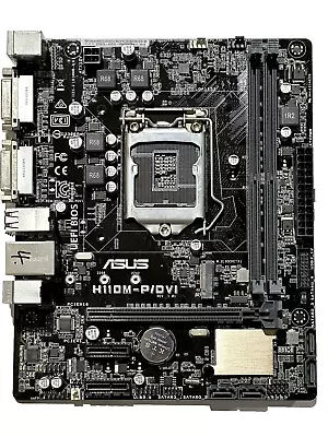 Asus H110M-P/DVI MATX Motherboard For 6/7th Gen I5-6500/7500 I7-6700 LGA 1151 • $74.99