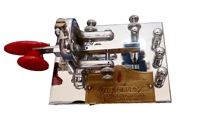 Late Model Vibroplex Vibrokeyer Chrome Base S/N 256475 • $150