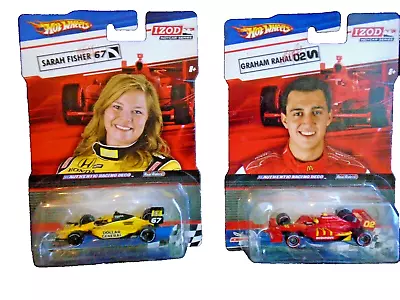 HOT WHEELS 2009 Sarah Fisher 67 IZOD Dollar General & Graham Rahal 02 McDonalds • $34.95