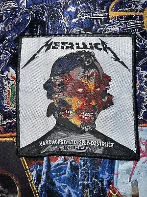 Metal Patch Heavy Metal Thrash Metallica Hardwired To Self Destruct • £4