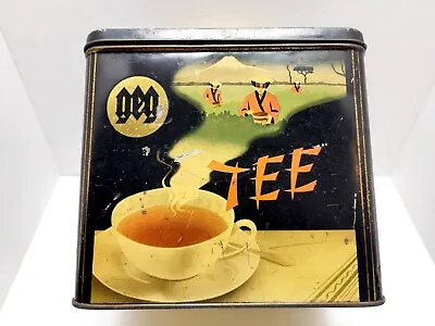 Vtg Tea Tin Late 1950 To 1960. • $3.99