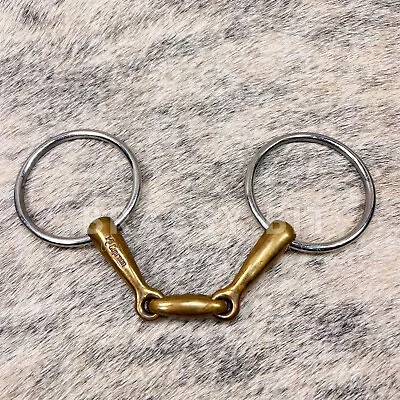 5.5  Mikmar Cupreon Ergom Lozenge Loose Ring Snaffle • $75