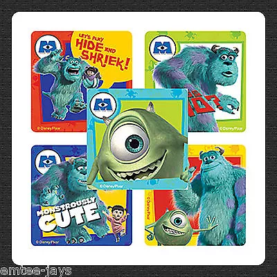 Monsters Inc. Stickers X 5 - Party Favours & Supplies- Sully/Mike Wazowski • $1.91